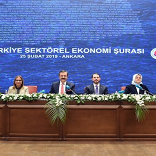 “TOBB Türkiye Sektörel Ekonomi Şurası” ve “istihdam Seferberliği  2019 Tanıtım Toplantısı” yapıldı…