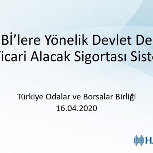 KOBİ’lere Yönelik Devlet Destekli Ticari Alacak Sigortası Sistemi