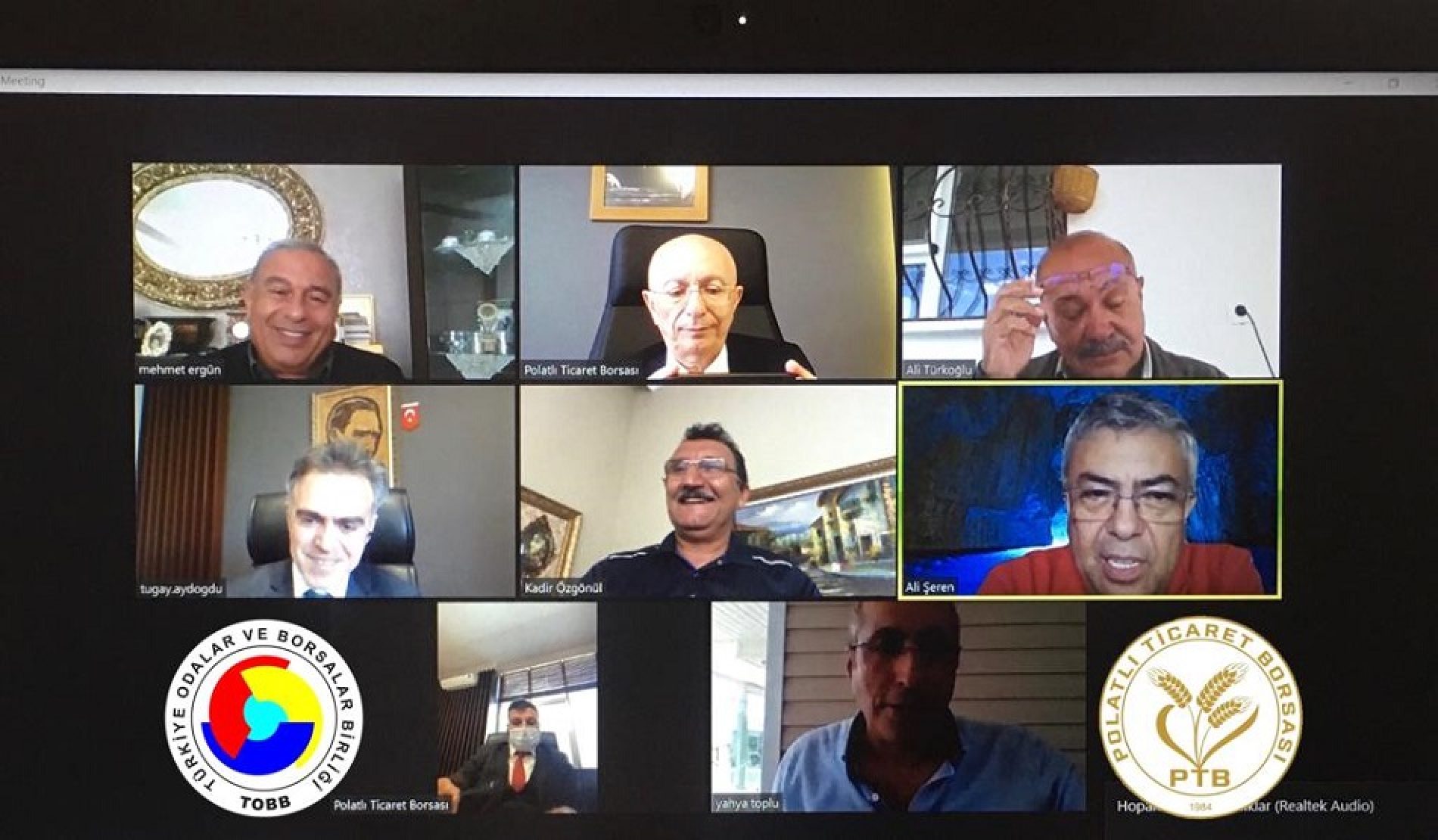 Borsamızın Yönetim Kurulu Toplantısı “Video Konferans Yöntemi” ile Gerçekleştirildi…