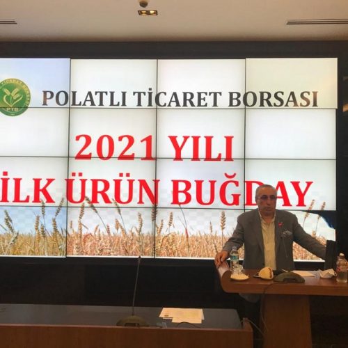 Borsamızda 2021 Yılı Mahsulü İlk Ürün “BUĞDAY” Satışı gerçekleştirildi…