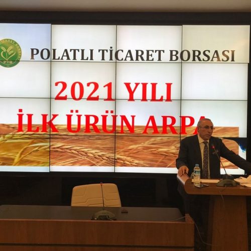 Borsamızda 2021 Yılı Mahsulü İlk Ürün “ARPA” Satışı gerçekleştirildi…