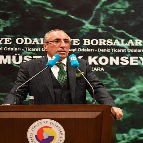 Başkanımız Sn Yahya TOPLU Türkiye Odalar ve Borsalar Birliği’nin (TOBB) Ev Sahipliğinde Gerçekleşen “Müşterek Konsey Toplantısı”na katıldı…