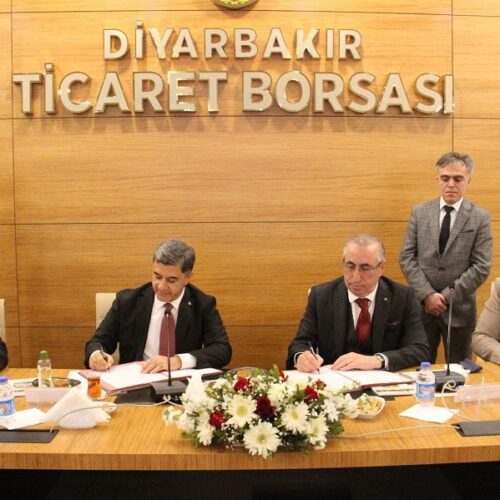 Borsamız ile Diyarbakır Ticaret Borsası arasında “İş Birliği ve Kardeşlik Protokolü” İmzalandı…