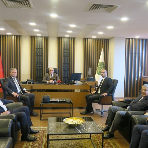 Ziraat Bankası Duatepe-Polatlı Şube Yöneticisi Sn Ünsal CANTÜRK Başkanımız Sn Yahya TOPLU’yu makamında ziyaret etti.