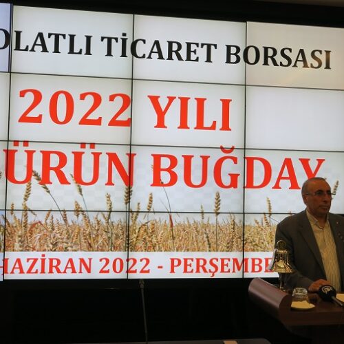 Borsamızda 2022 Yılı Mahsulü İlk Ürün “BUĞDAY” Satışı gerçekleştirildi…