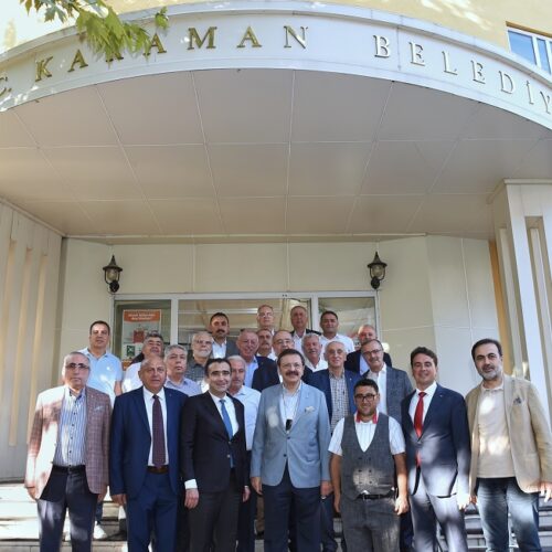Başkanımız Sn Yahya TOPLU Karaman Belediye Başkanını ziyaret etti…