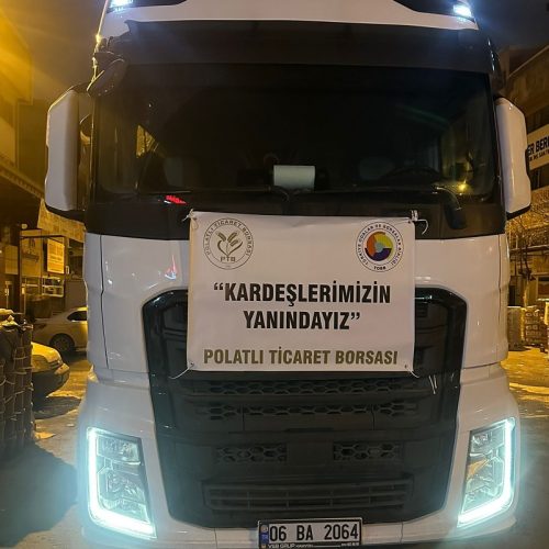 Polatlı Ticaret Borsası Deprem Bölgelerine Gıda Yardımda Bulundu…