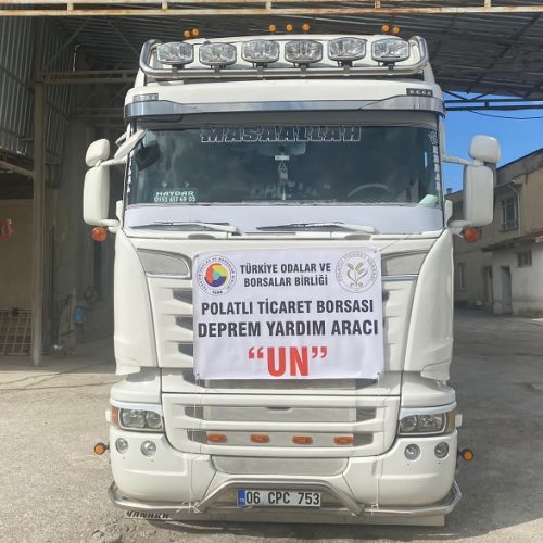 Polatlı Ticaret Borsası ve Üyeleri Deprem Bölgesine “Un” Yardımında Bulundu…