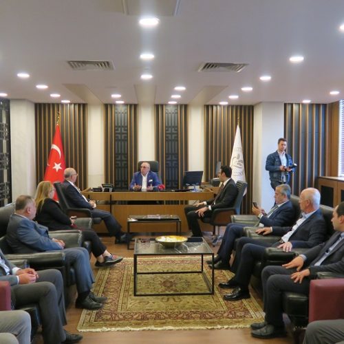 Milliyetçi Halk Partisi (MHP) Ankara 1.Bölge Milletvekili Adayı ve Polatlı Belediye Başkanı’nın Bulunduğu Heyet Başkanımız Sn Yahya TOPLU’yu Makamında Ziyaret Ettiler…