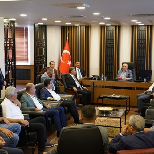 Diyarbakır Ticaret Borsası Yönetim Kurulu Başkanı ve Beraberindeki Heyet Borsamızı ziyaret ettiler…