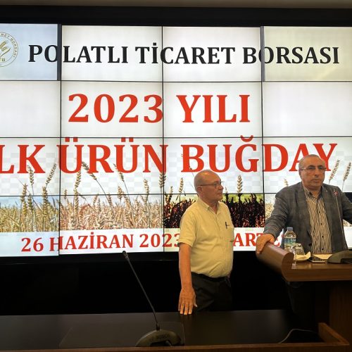 Borsamızda 2023 Yılı Mahsulü İlk Ürün “BUĞDAY” Satışı gerçekleştirildi…