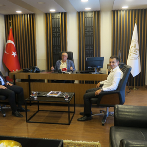 Türkiye Vakıflar Bankası Polatlı Şubesi Müdürü Başkanımız Sn Yahya TOPLU’yu makamında ziyaret etti…