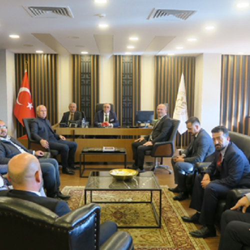 Milliyetçi Hareket Partisi (MHP) İlçe Başkanı Sn Mehmet AŞÇI ve Beraberindeki Heyet Borsamızı Ziyaret Ettiler…