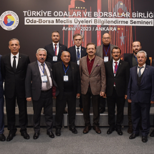 Borsamızın Meclis Üyeleri  “TOBB Meclis Üyeleri Bilgilendirme Seminerine ” Katıldılar…