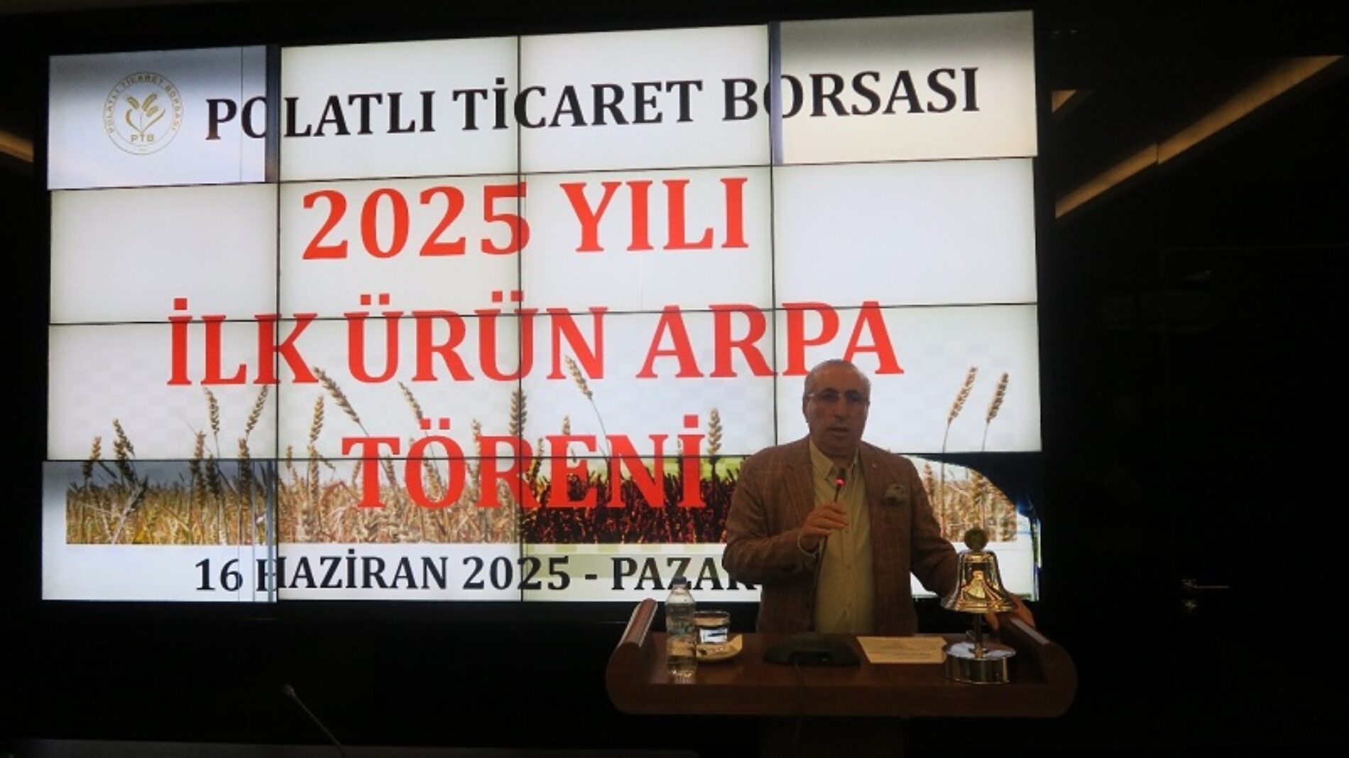 Borsamızda 2025 Yılı Mahsulü İlk Ürün “ARPA” Satışı gerçekleştirildi…