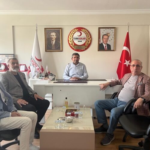 Türk Kızılay Polatlı Şube Başkanı Sn Süleyman YİĞİT’i Başkanımız Sn Yahya TOPLU Makamında Ziyaret Etti…