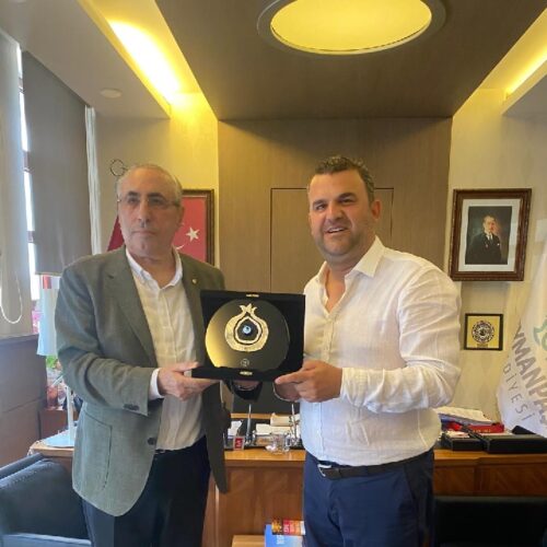 Başkanımız Sn Yahya TOPLU, Süleymanpaşa Belediye Başkanı Sn Volkan NALLAR’ı Makamında Ziyaret Etti…