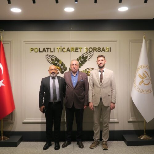 Polatlı Ağız ve Diş Sağlığı Merkezi Başhekimi, Başkanımız Sn Yahya TOPLU’yu Makamında Ziyaret Etti…