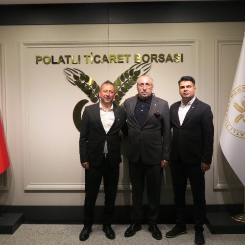 Çubuk Ticaret Borsası Başkanı Sn Murat ŞAN, Başkanımız Sn Yahya TOPLU’yu Makamında Ziyaret Etti…