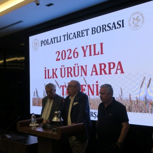 Borsamızda 2026 Yılı Mahsulü İlk Ürün “ARPA” Satışı Gerçekleştirildi…