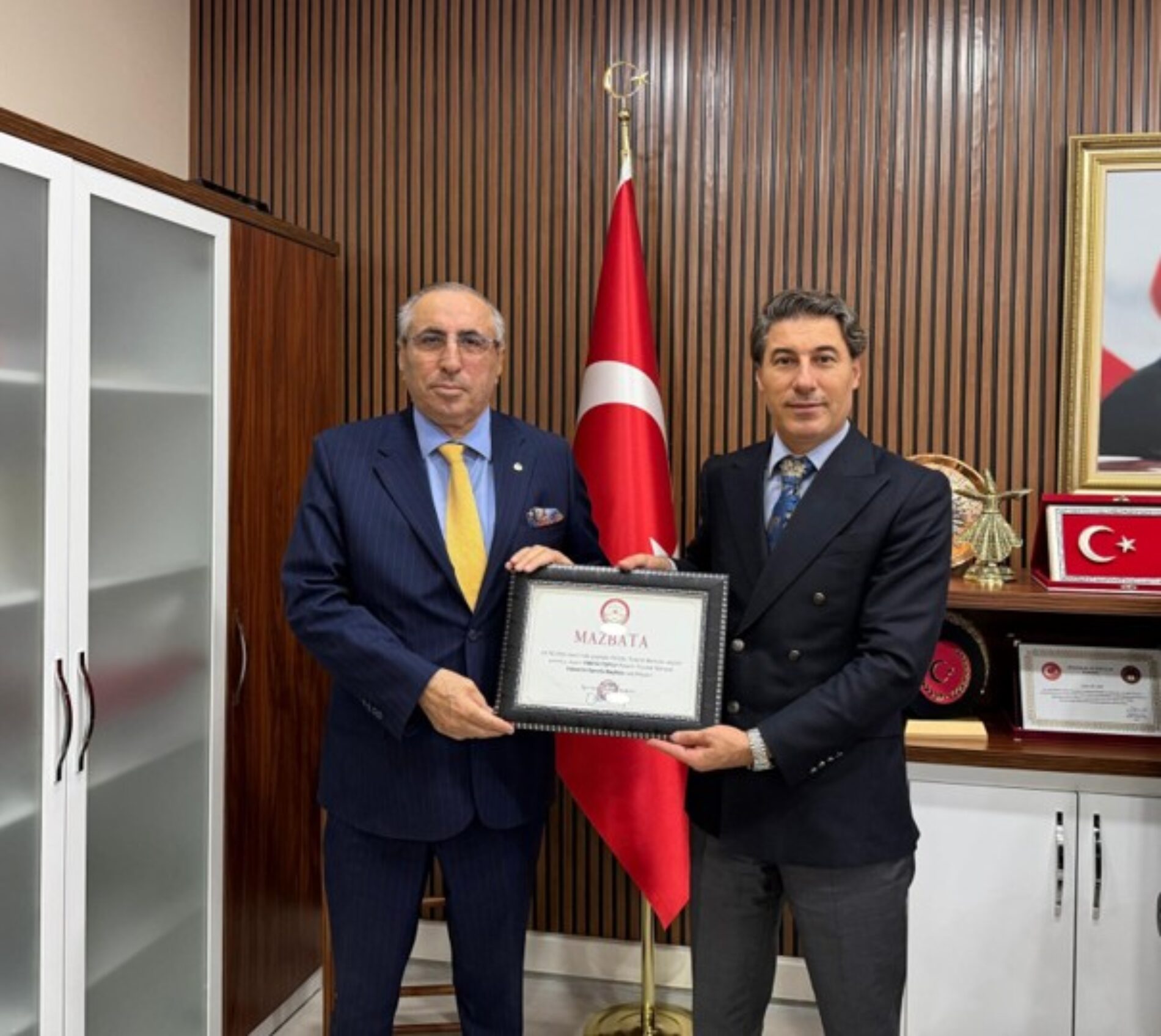 Yönetim Kurulu Başkanımız Sn Yahya TOPLU Mazbatasını Teslim aldı…
